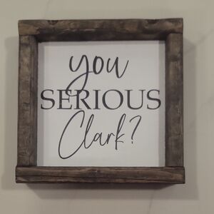 Rustic Wood Framed Sign with Quote
